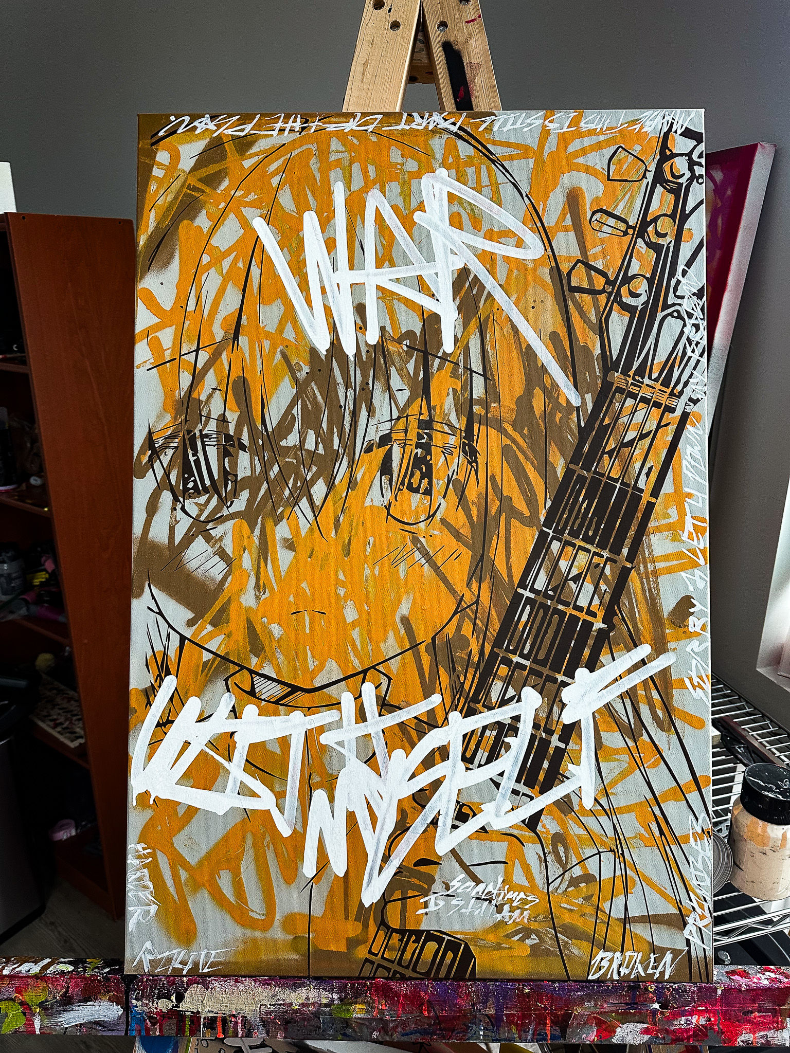 "WAR" Bocchi Painting