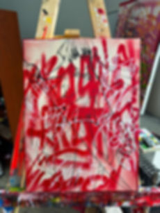 "INVASION" Akame Painting