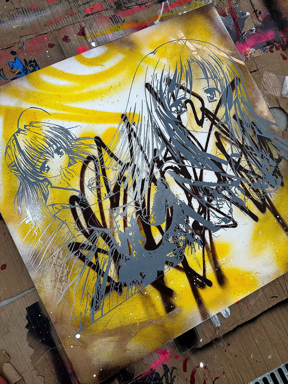 Thumbnail: "ABSOLUTE DESTRUCTION" School Days Painting