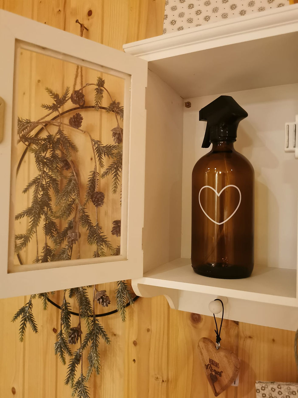 Bild-Glasflasche