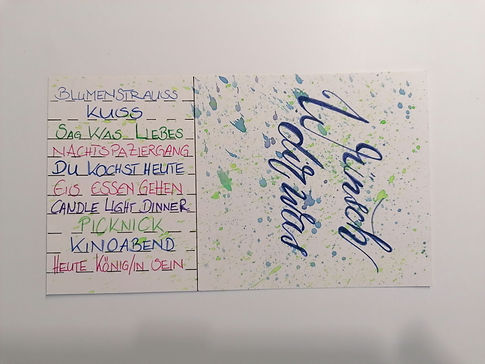 Karte "Wünsche Dir was"