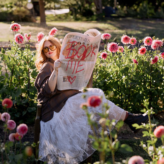 Hello Ro Photography in Flower Field Book Me Newspaper 