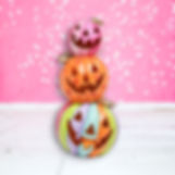 28.5" Ghoulish Pumpkin Stack LED