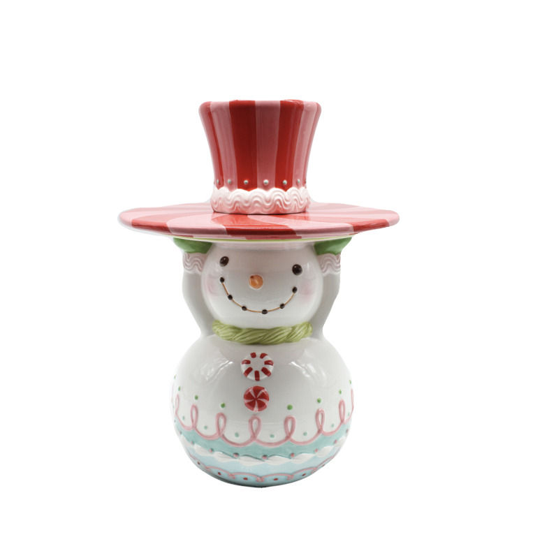 Ceramic Snowman Serving Dish