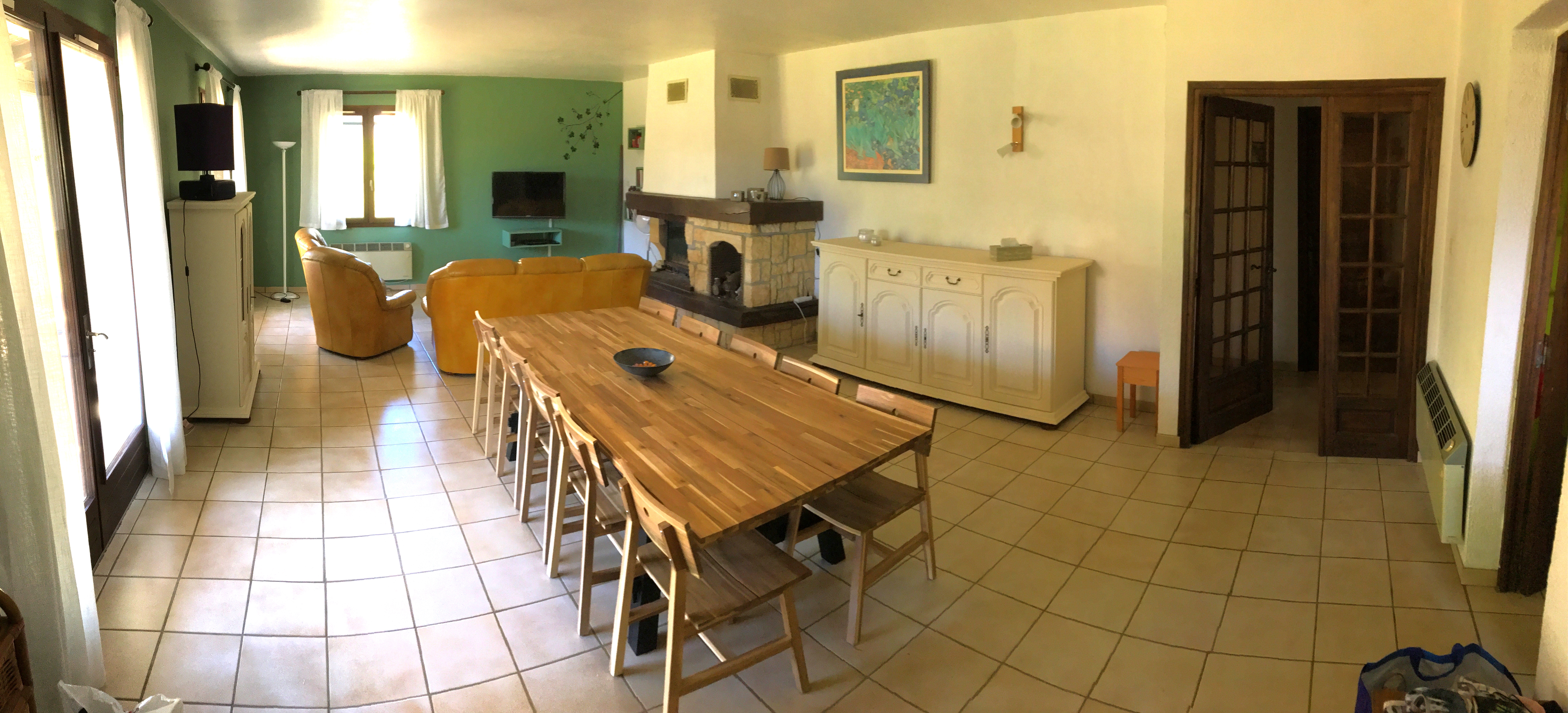 Le salon et la salle à manger