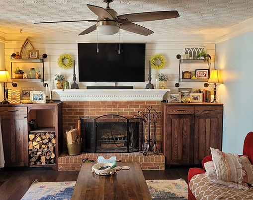 Built-ins: firewood box