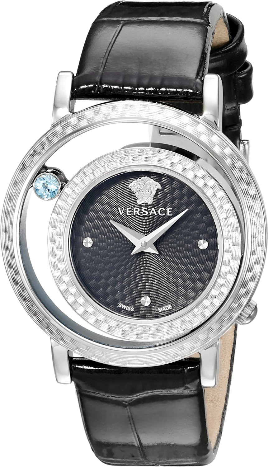 Versace Women's Venus Stainless Steel and Topaz Watch