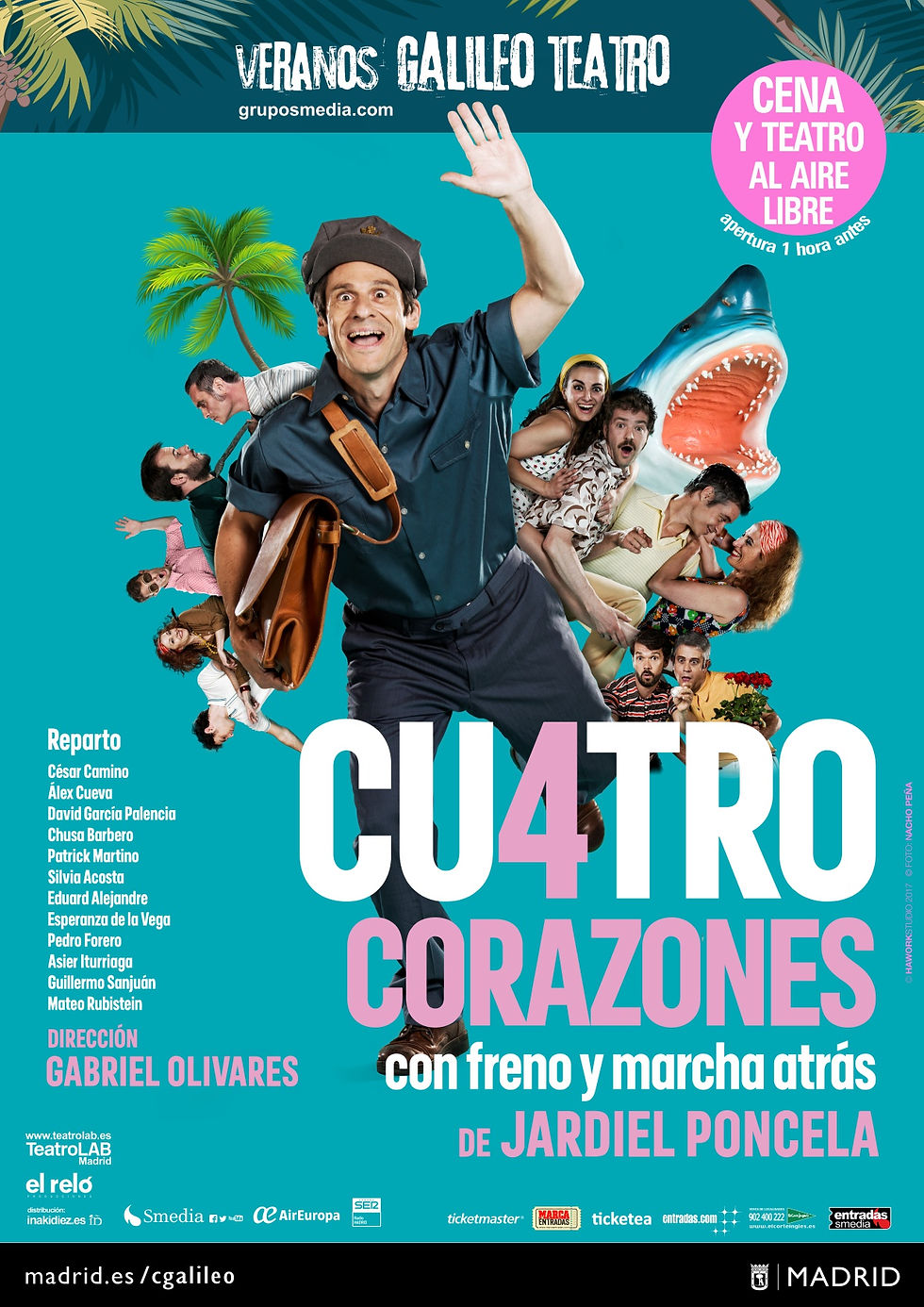 Cuatro corazones con freno y marcha atrás