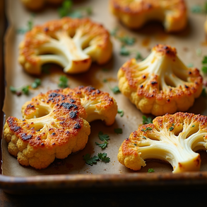 Savory Roasted Garlic-Butter Cauliflower Steaks