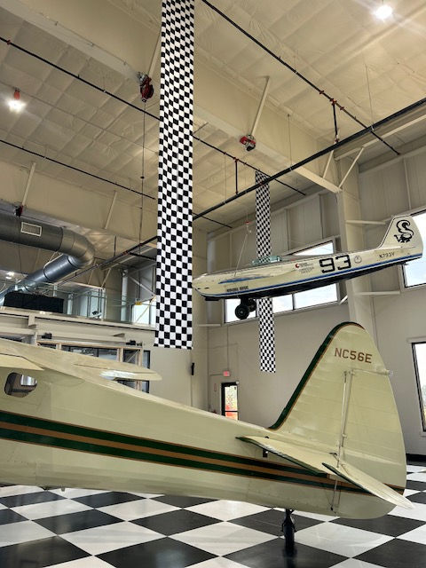 Historic aircraft displayed at Legends Aviation Museum, Willoughby, Ohio.
