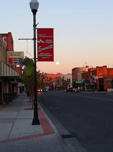 Emmett Main St Welcome Sign 2