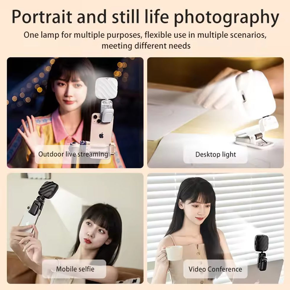 Miniatura: LED Clip-on Phone Light with Adjustable Stand