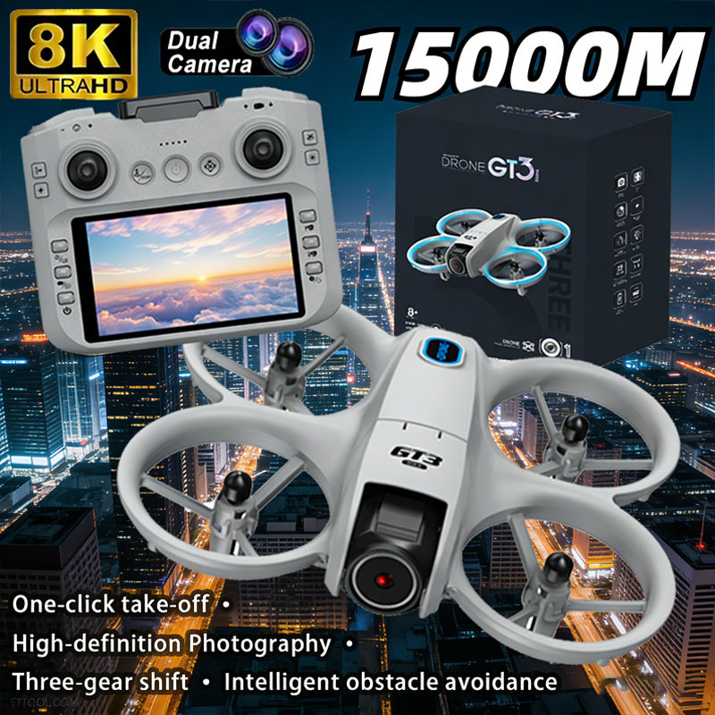 GT3 Max Drone 8K HD Three Camera GPS Brushless Optical Flow Obstacle Avoidance 4