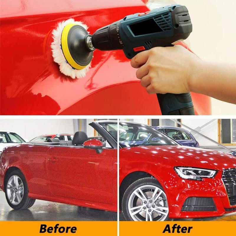 Miniatura: Universal Car Polish Pad 3/4inch For M10/M14 Soft Wool Machine Waxing Polisher C