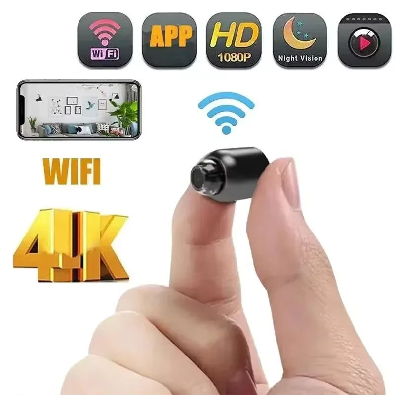 Mini Camera 1080P Clear Night Vision Lightweight Portable Premium Cams Motion De