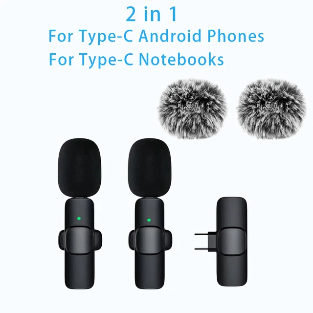 Miniatura: mini Wireless Lavalier Microphone Mini Mic For iPhone Android  for Recording Vid