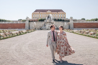 Hochzeit Brautpaarshooting Schloss Hof