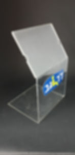 מעמד שילוט למזרונים מפרספקס
