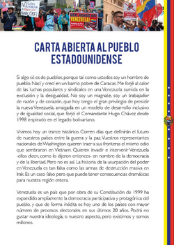 Nicolás Maduro: Carta aberta ao povo dos Estados Unidos