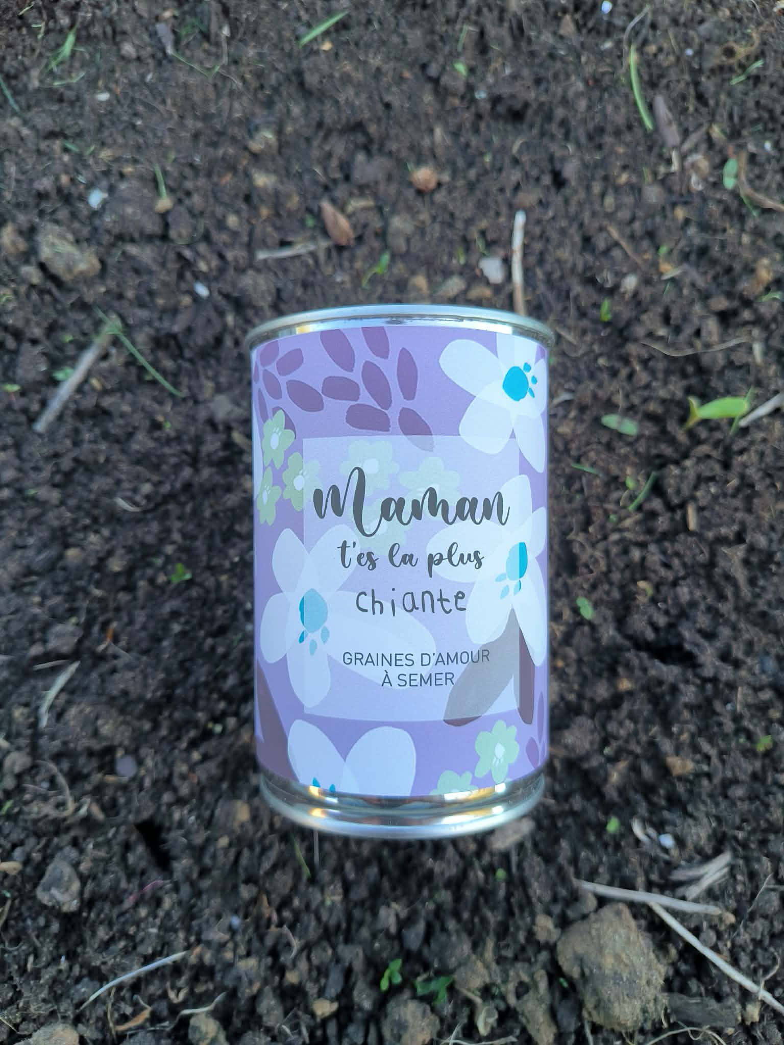 Graines à planter "Maman, t'es la plus chiante"