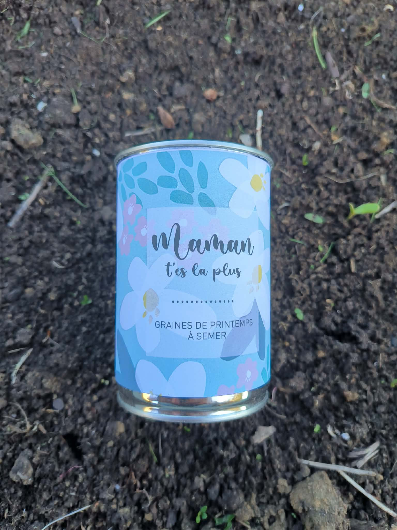 Graines à planter PERSONNALISABLE "Maman, t'es la plus..."