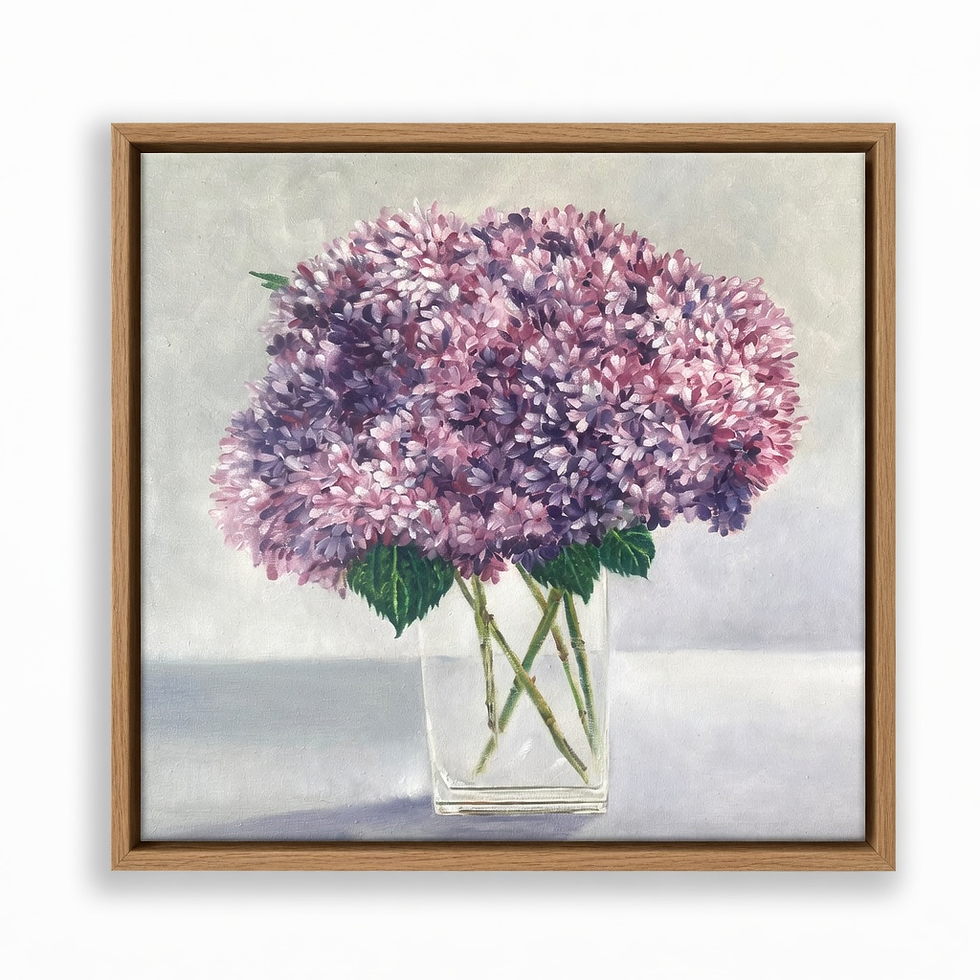 Thumbnail: Red and Purple Hydrangeas in the Vase