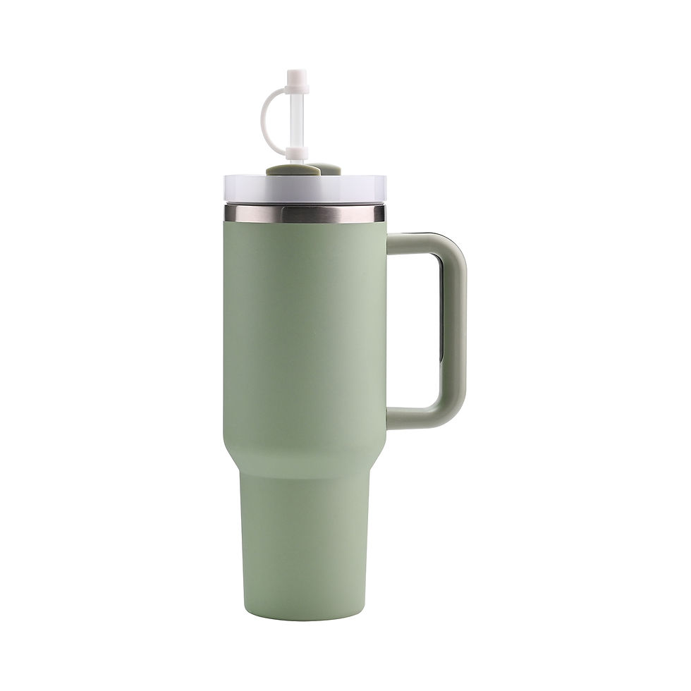 Thumbnail: 40oz Stanley Style Quancher H2.0 - Rubber Coated