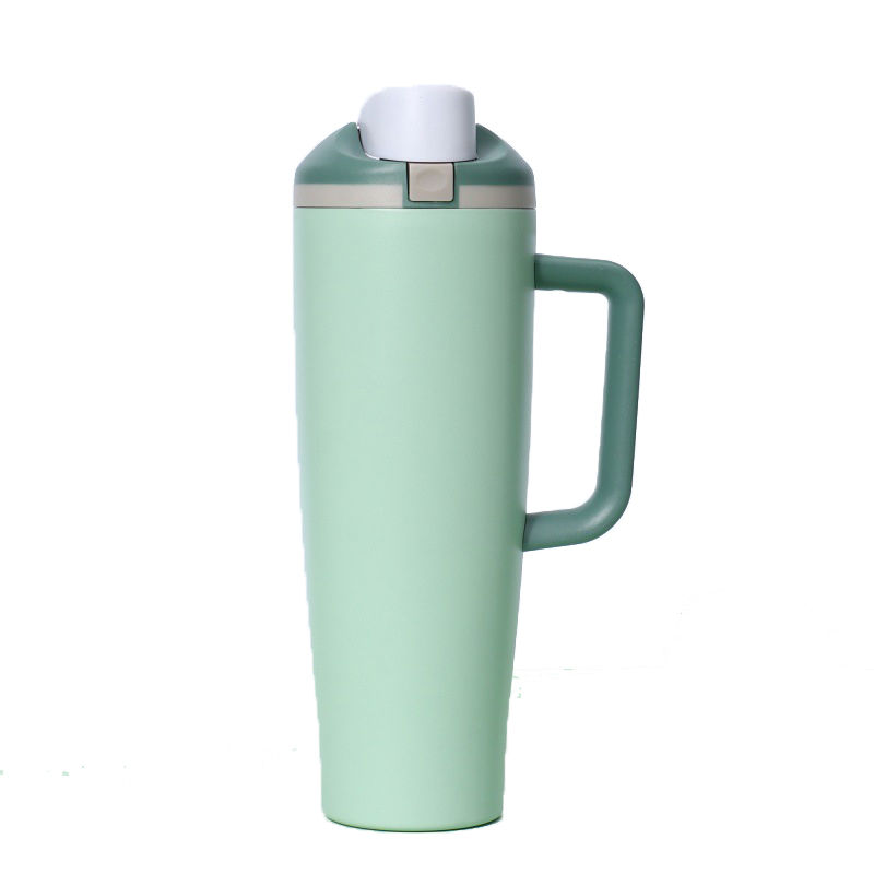 Miniature : 40OZ FreeSip Tumbler Insulated Stainless Steel Water Bottle with Built-in Straw