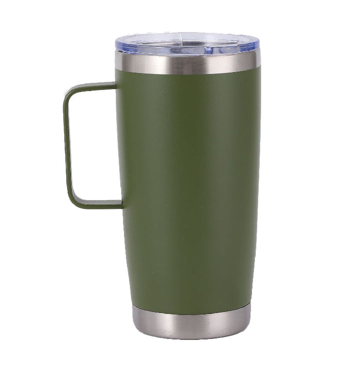 Miniaturbild: 20 oz Double Wall Tumbler Mug with Lid and Straw