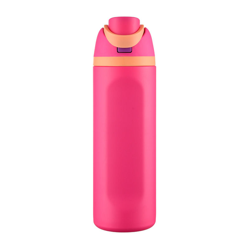Miniature : 24oz Owala Style Insulated Stainless Steel Water Bottle with Straw for Sports