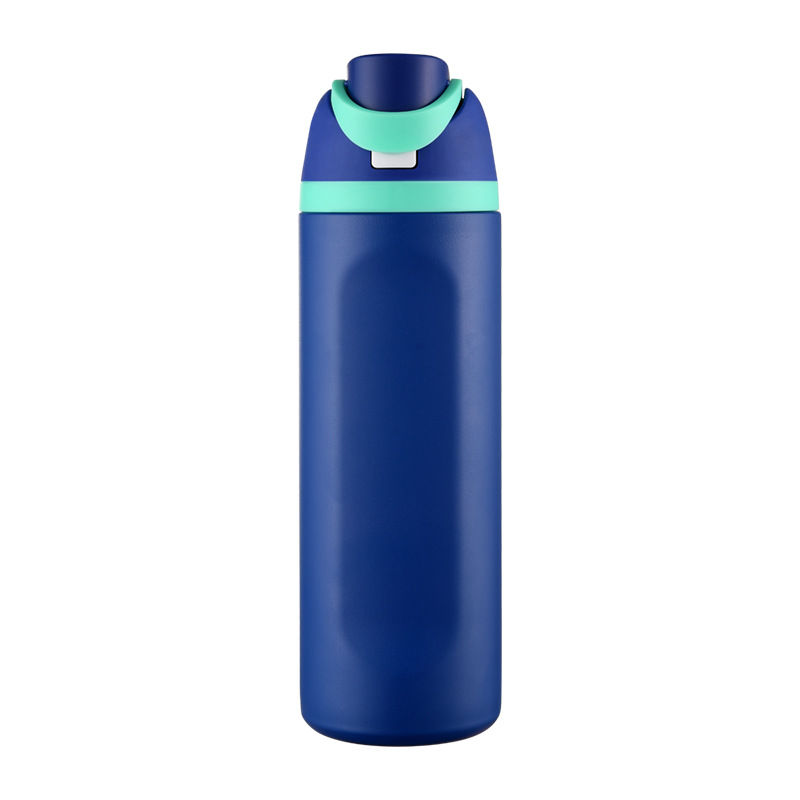 Thumbnail: 24oz Owala Style Insulated Stainless Steel Water Bottle with Straw for Sports