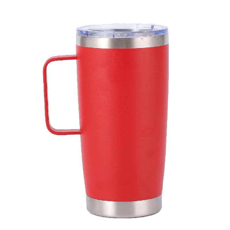 Thumbnail: 20 oz Double Wall Tumbler Mug with Lid and Straw