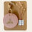 Miniature : porte-clé simili-cuir rose poudré "dolce vita"