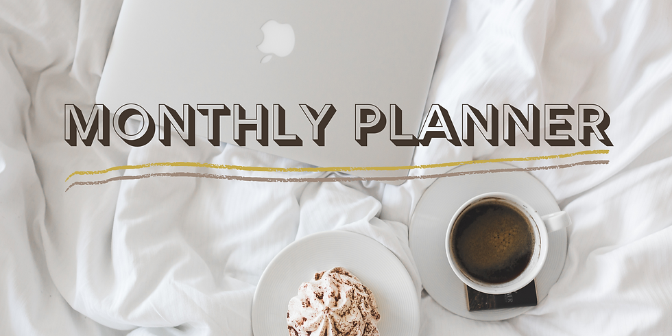 Free Monthly Planner