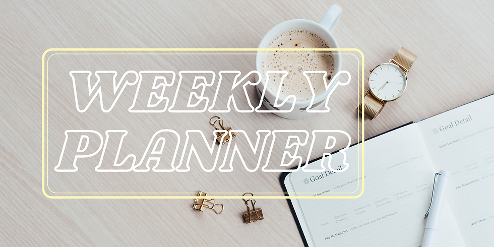 Free Weekly Planner