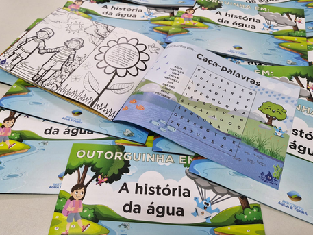 IAT lança cartilha educativa para crianças sobre o uso e a preservação da água
