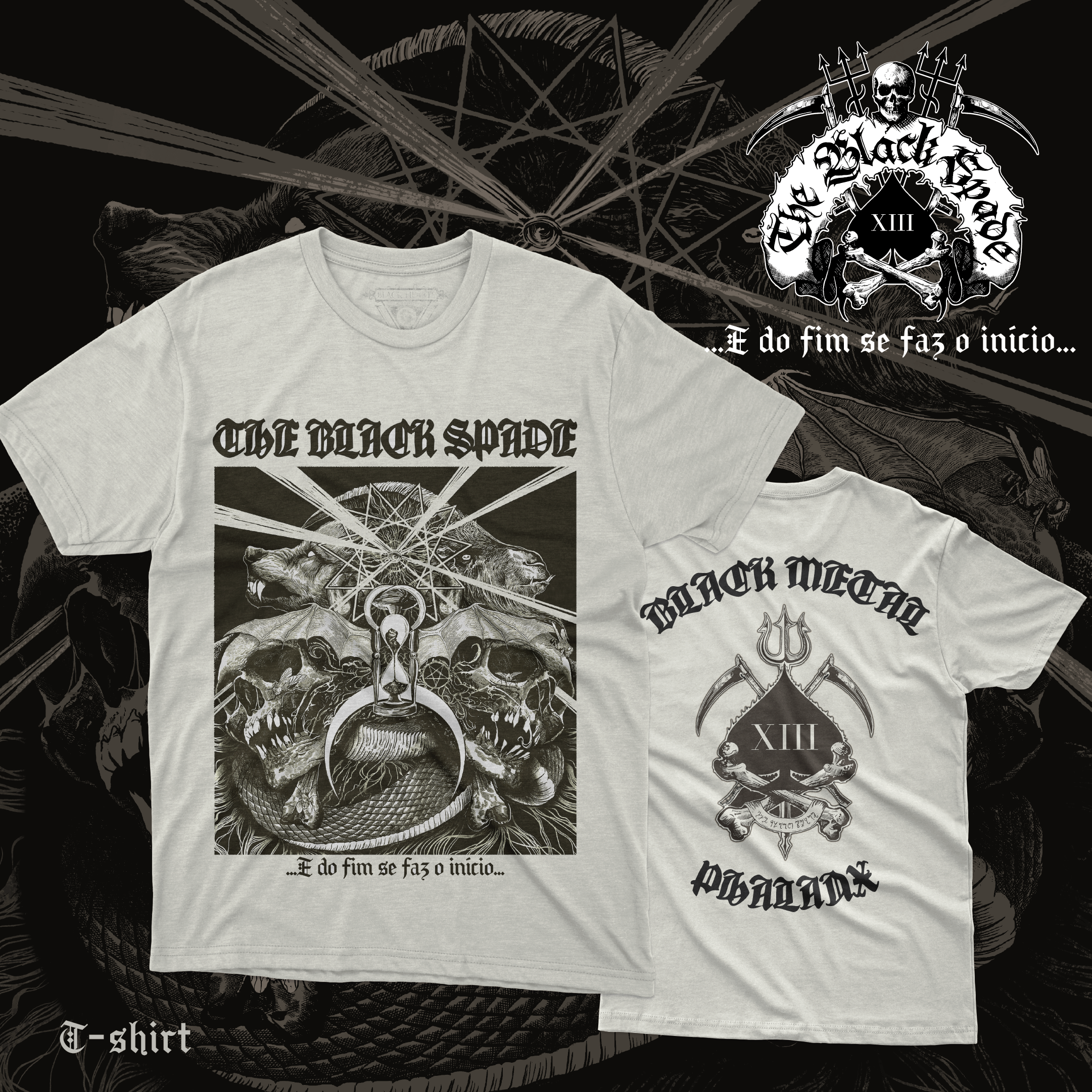 THE BLACK SPADE "...E do fim se faz o início" Camiseta