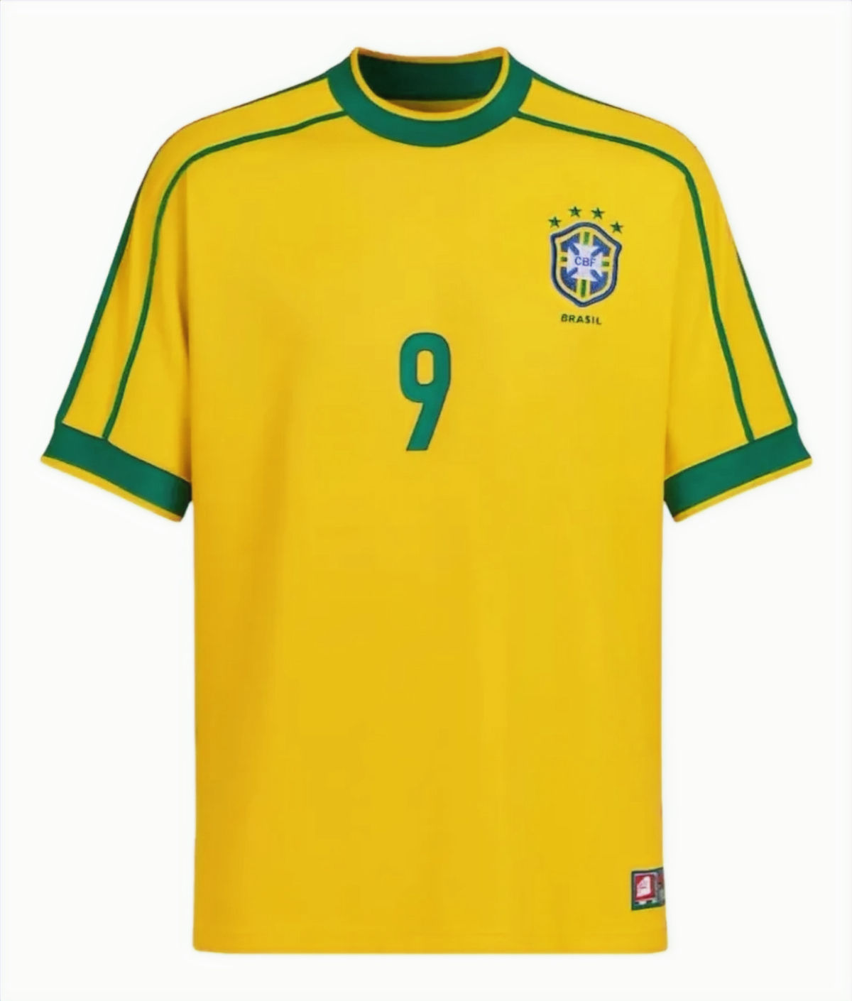 Camisa Retrô Do Brasil Copa Do Mundo 98