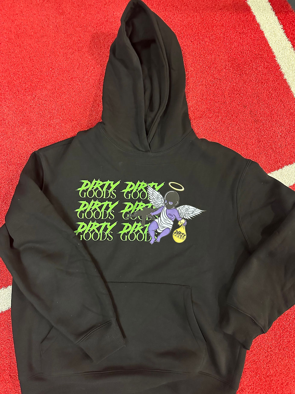Thumbnail: Over sized bad angel hoody 