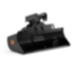 Miniaturbild: Böschungslöffel für Minibagger MS03 | 1200 mm