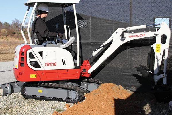 Miniaturbild: Minibagger Takeuchi TB216 gebraucht