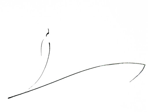 Surf Art - Surfer Silhouette ink drawing by Valentina flores Dorio