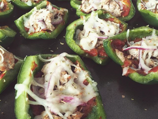 STUFFED GREEN PEPPER PIZZA