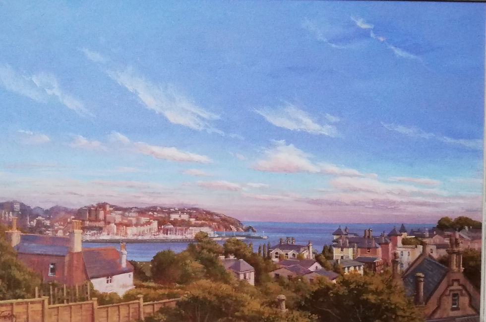 Evening over Chelston Rooftops