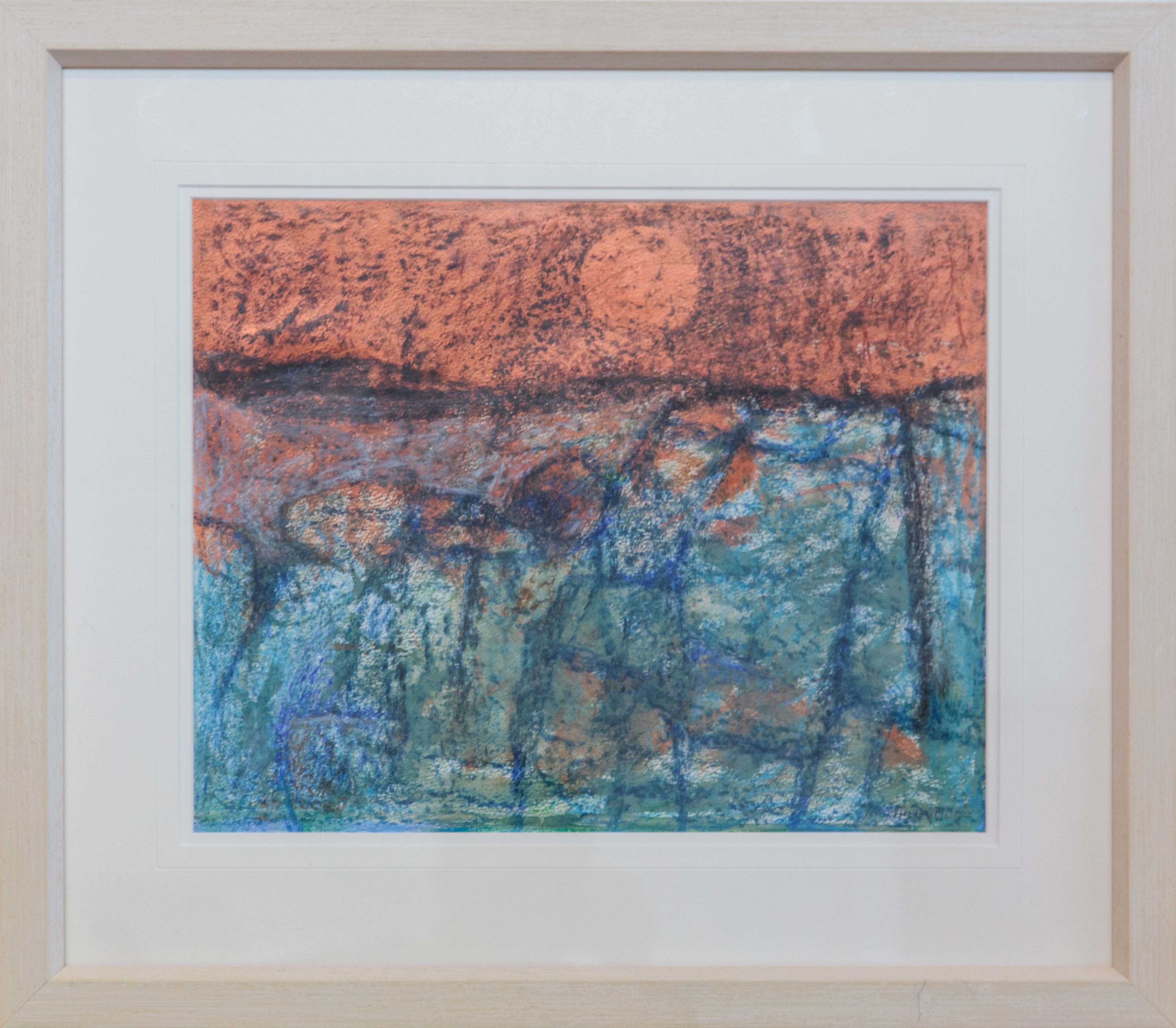 Dartmoor Wall and Moon