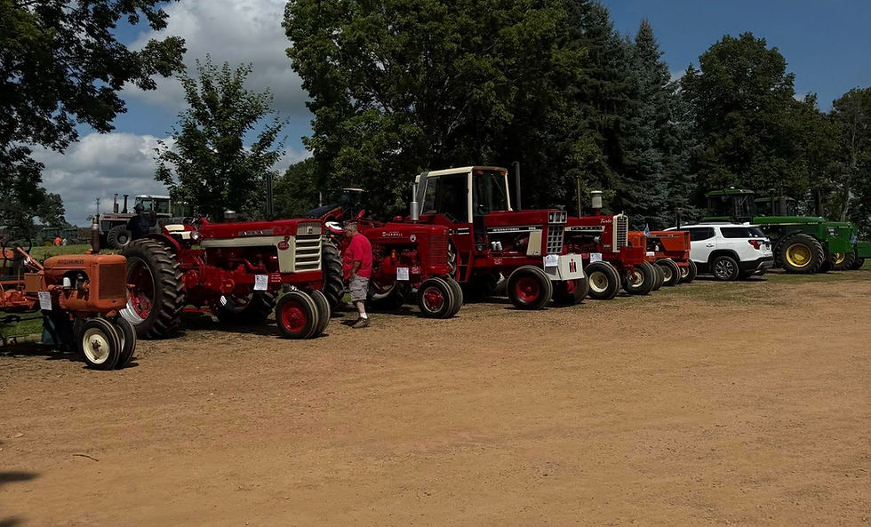 Parked Tractors