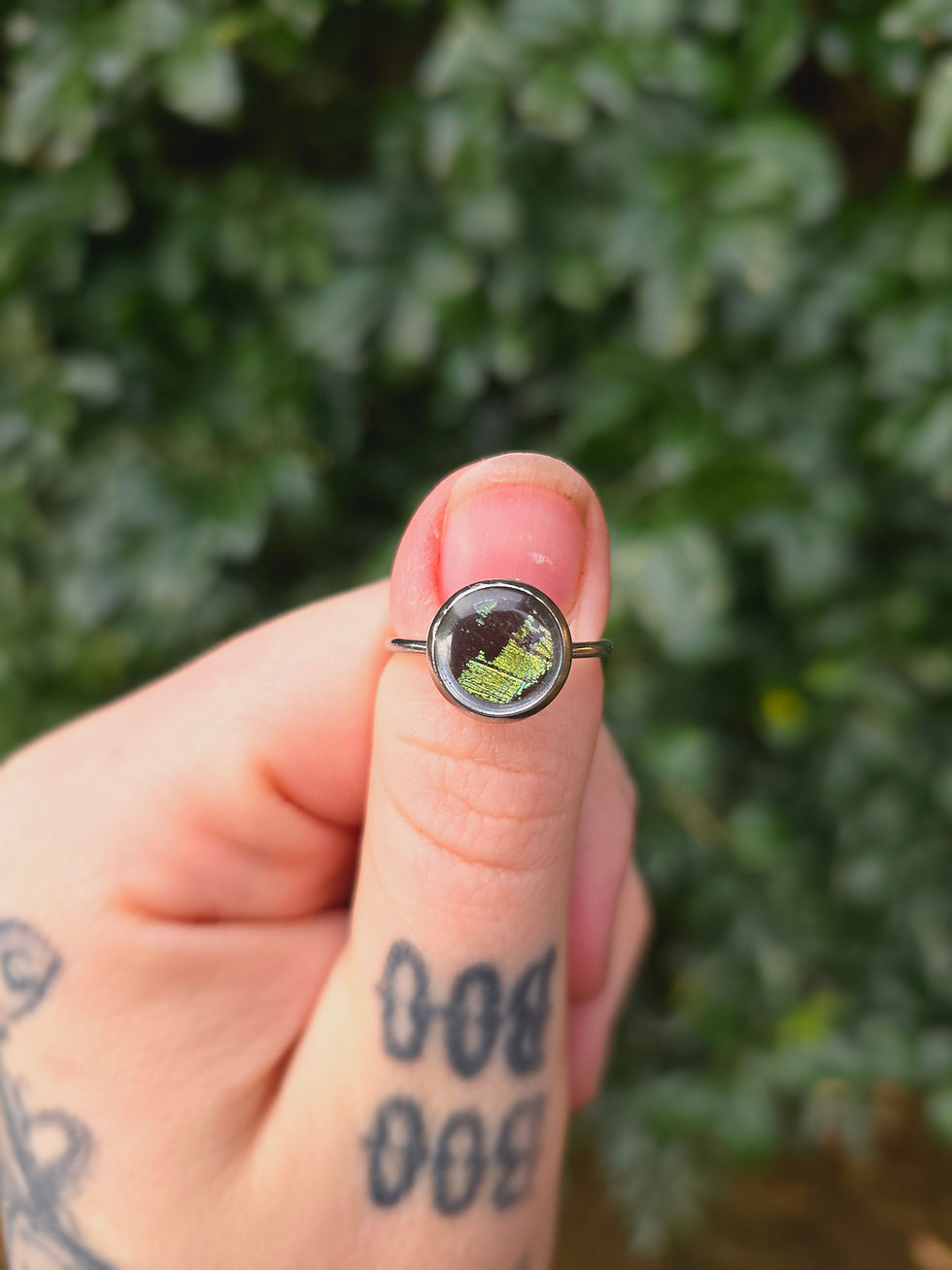 Sunset Wing Ring Adjustable