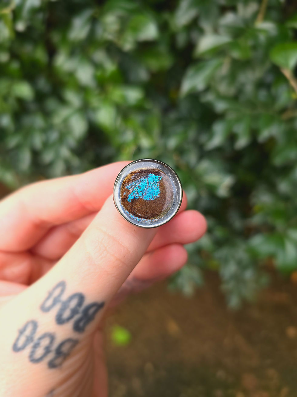 Morpho Wing Ring Adjustable