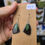 Thumbnail: Green Oakblue Butterfly Earrings