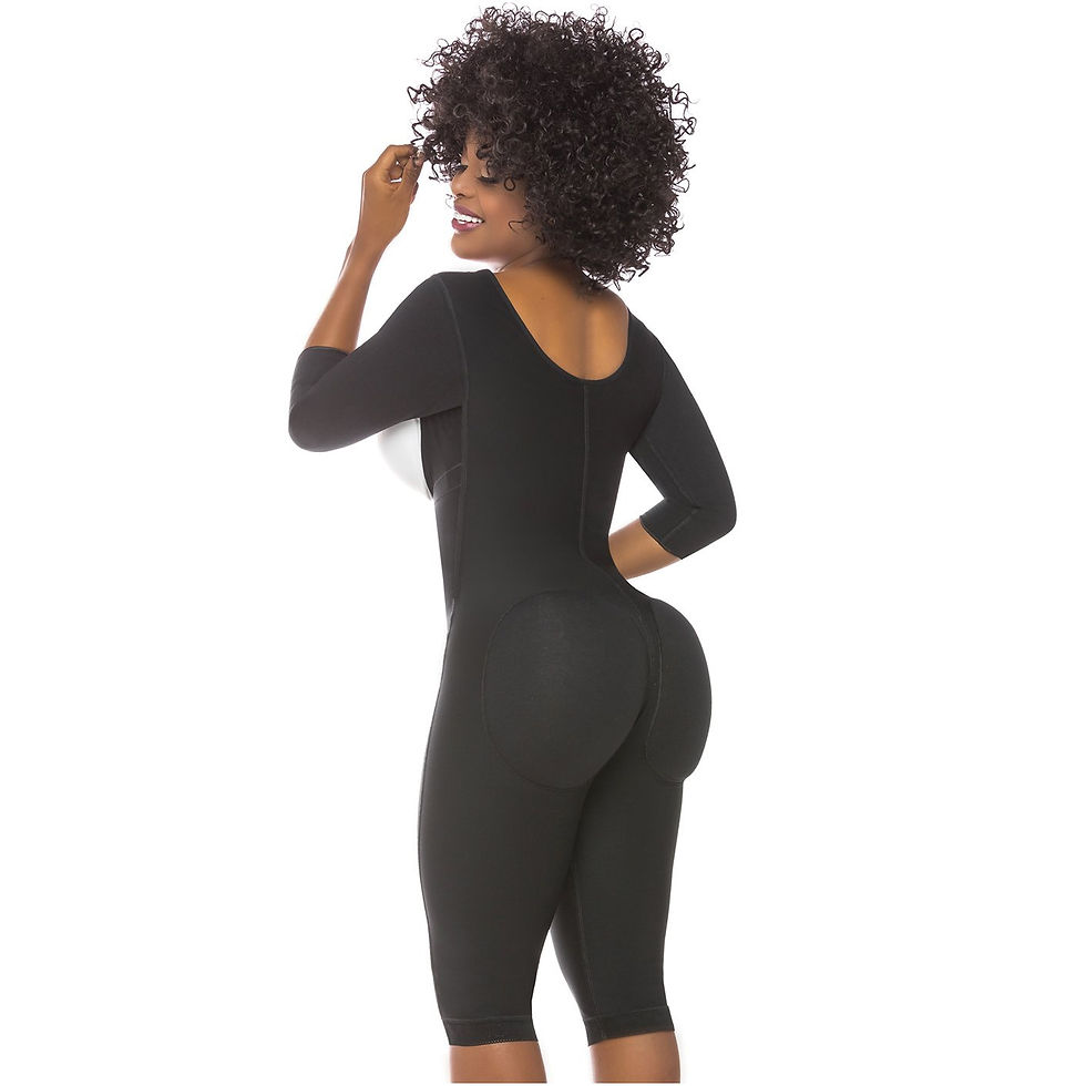 Thumbnail: Fajas Salome 0525 Bodysuit Full Body Shaper for Women / Powernet